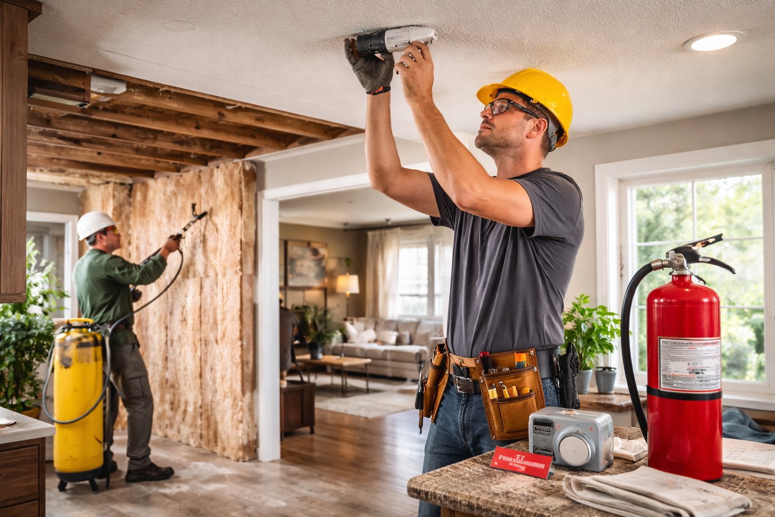 technicians that fireproof your home